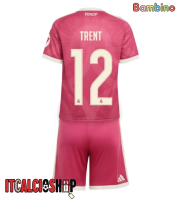 Real Madrid Alexander-Arnold #12 Terza Maglia Bambino 2026-27 Manica Corta (+ Pantaloni corti)